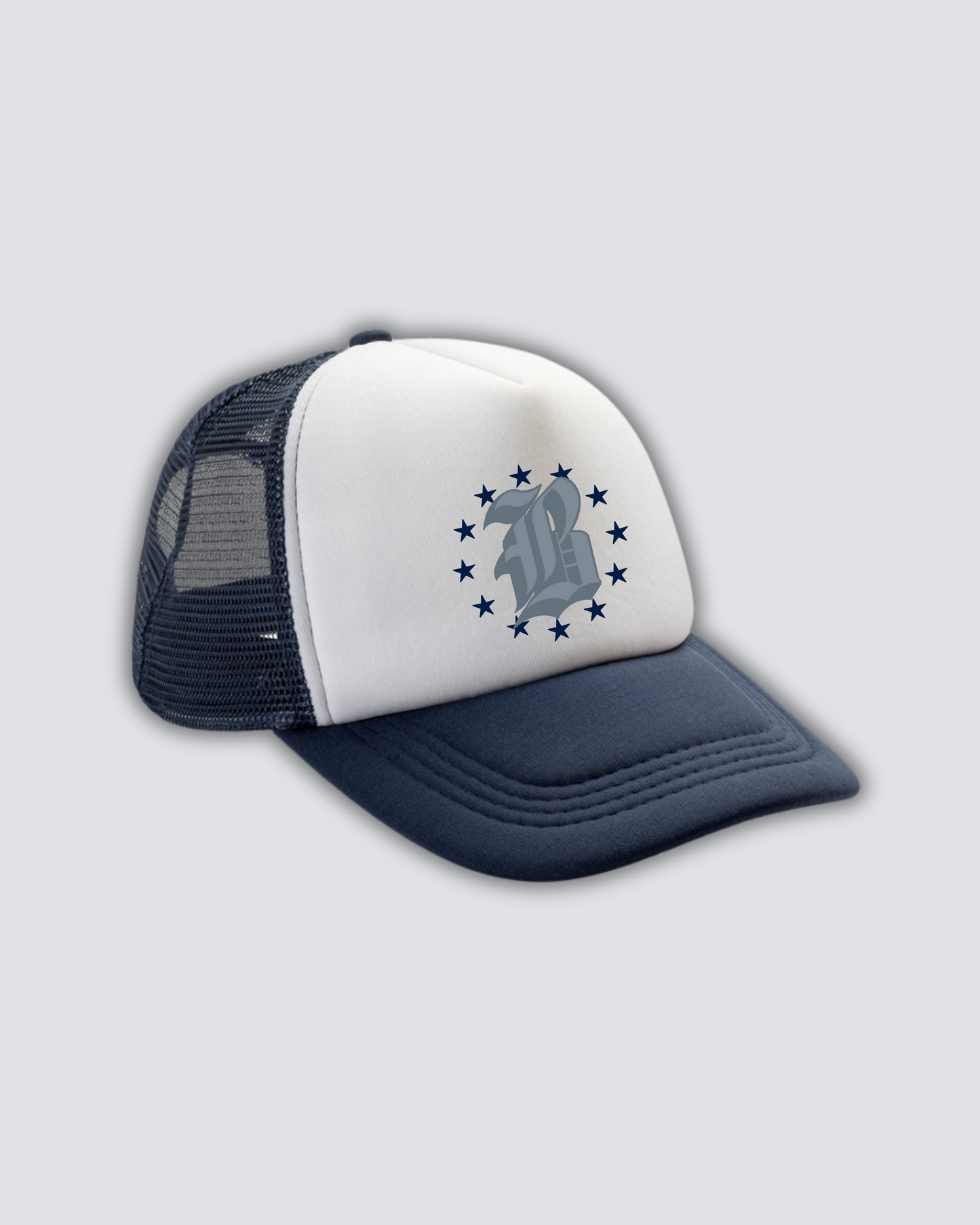 STAR CIRCLE TWO-TONE TRUCKER CAP