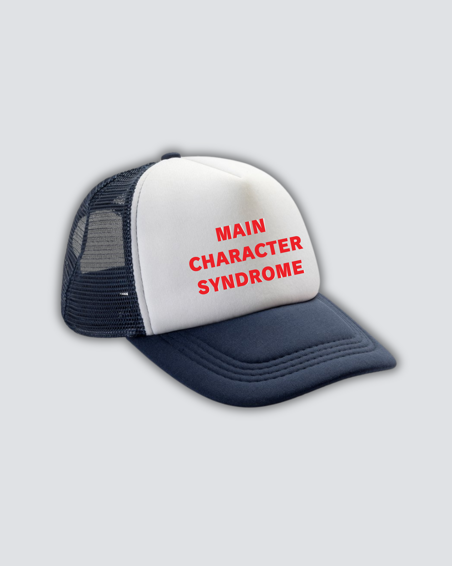 MAIN CHARACTER SYNDROME TWO-TONE TRUCKER CAP