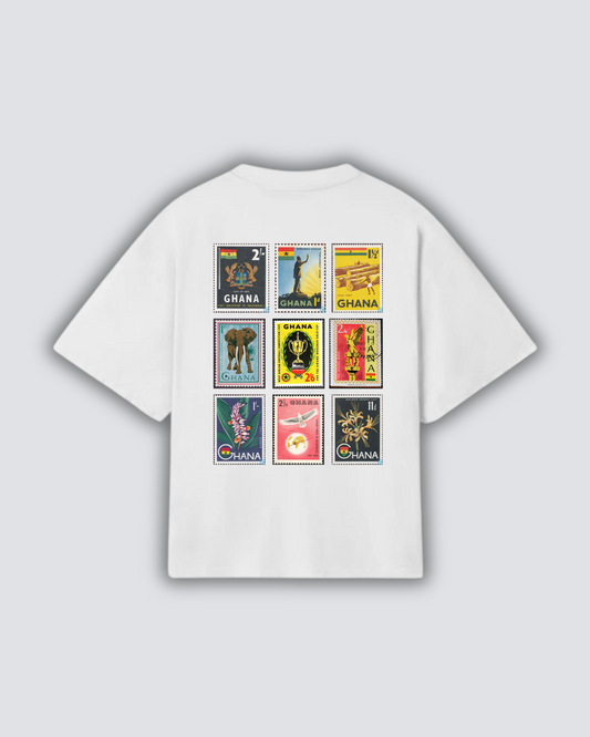 GHANA STAMPS T-SHIRT