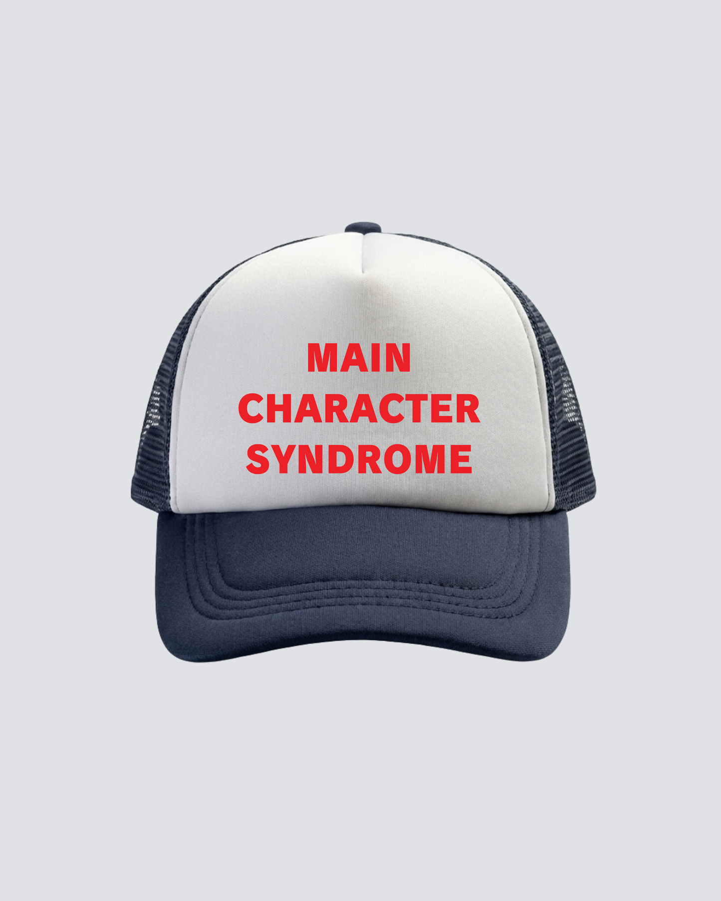 MAIN CHARACTER SYNDROME TWO-TONE TRUCKER CAP