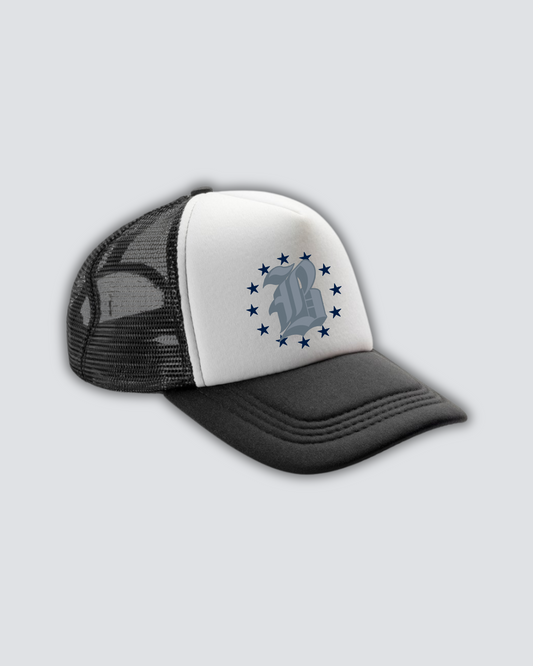 STAR CIRCLE TWO-TONE TRUCKER CAP