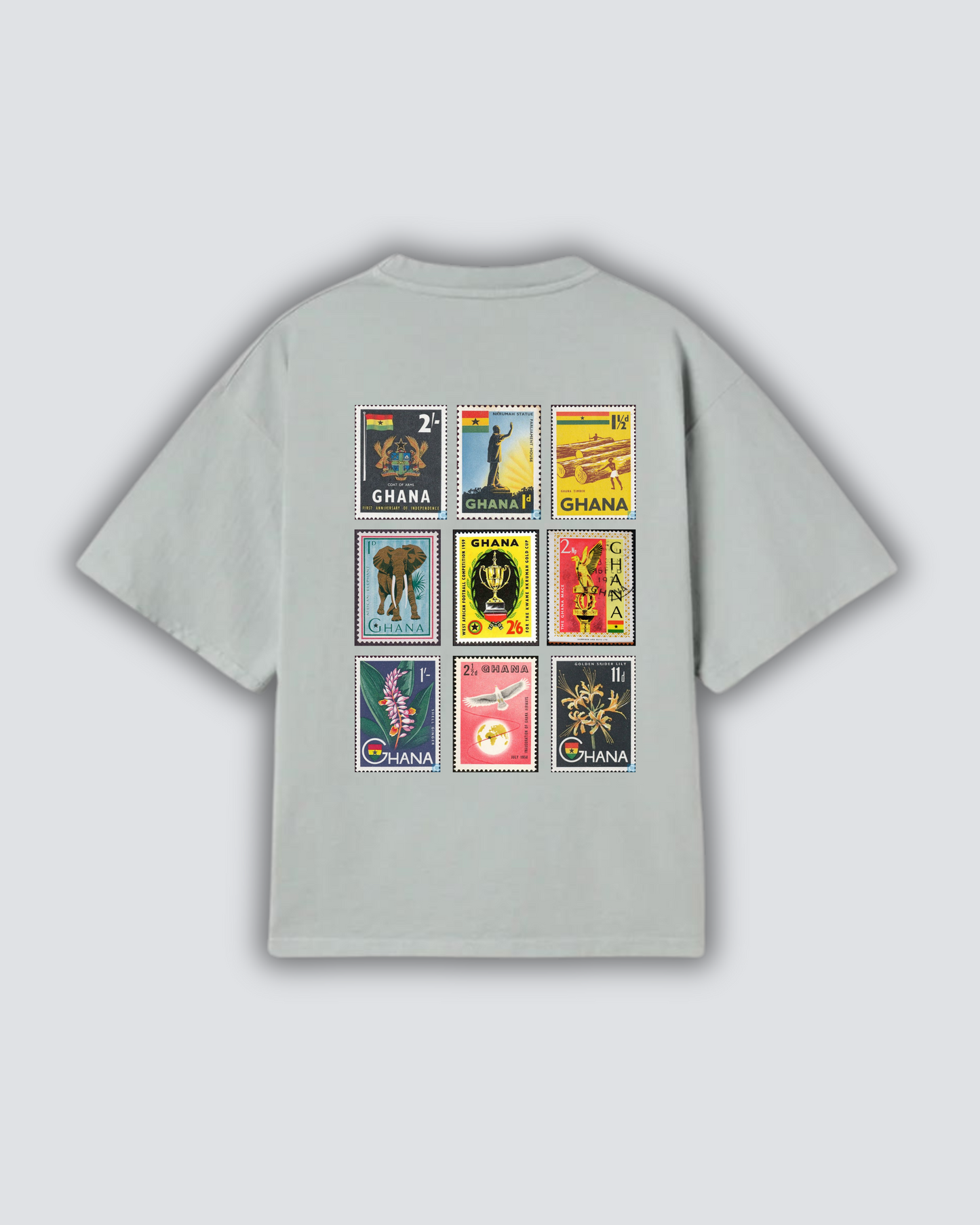 GHANA STAMPS T-SHIRT